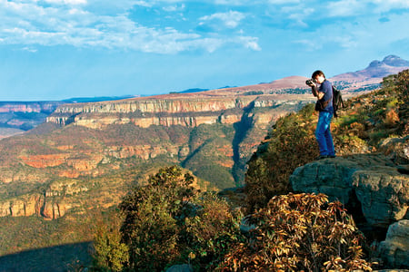 Vidtstrakte udsigter i Drakensberg