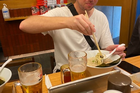 På en Japanresa planerar man dagarna utifrån mat.