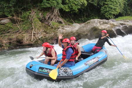 Rafting in Indonesia