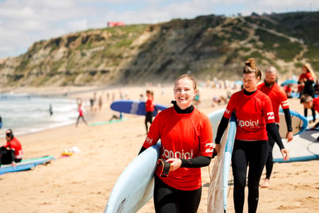 Surfing in Portugal