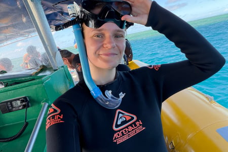 Snorkla i Great Barrier Reef.