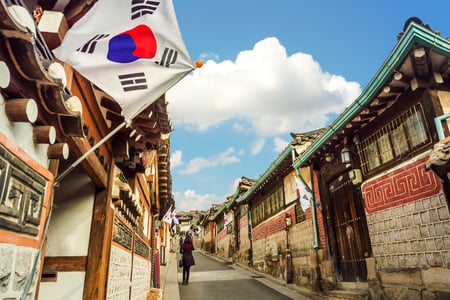 Traditionella Bukchon Hanok Village