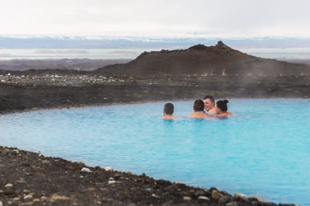 Swimming in Iceland
