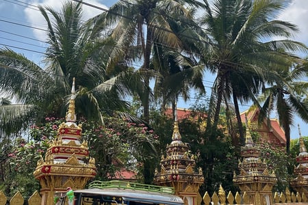 Det er ikke manko på farger i Laos