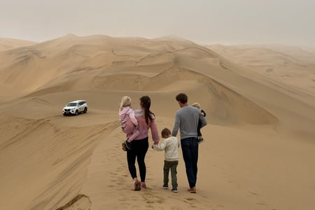 Namibia sopii myös perhematkan kohteeksi