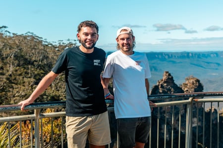 Take in the views of the Blue Mountains