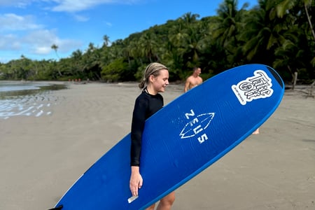 Learn how to surf in Santa Teresa. 