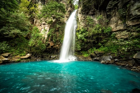 Vattenfall i Rincon de la Vieja National Park
