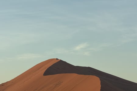 Massive sand dune in Sossusvlei