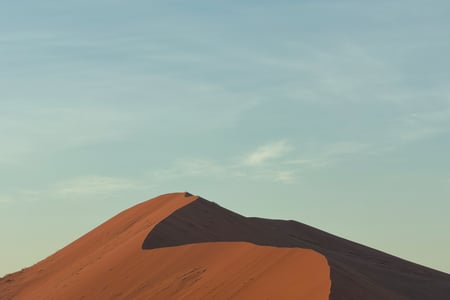 Massive sand dune in Sossusvlei