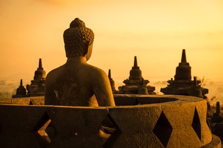 Borobudur på Java