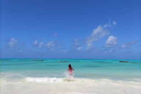 Beach day in Zanzibar