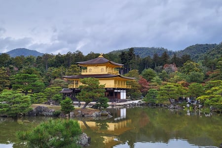 Den gyldne pavilion i Kyoto