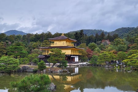 Den gyldne pavilion i Kyoto