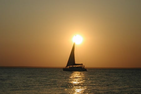 Sailing in Mozambique