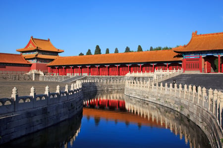 Canal in the Forbidden City in Beijing