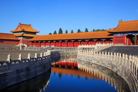 Canal in the Forbidden City in Beijing