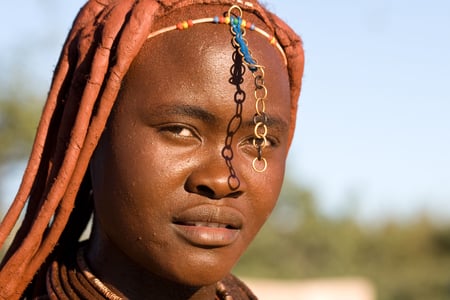 Himba kvinde i Namibia