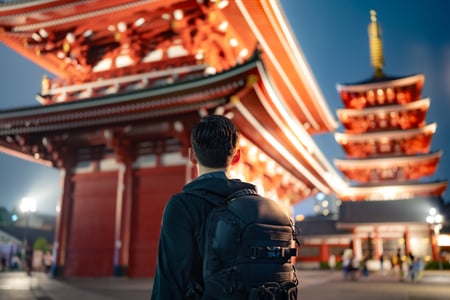 Sensoji-templet i Tokyo