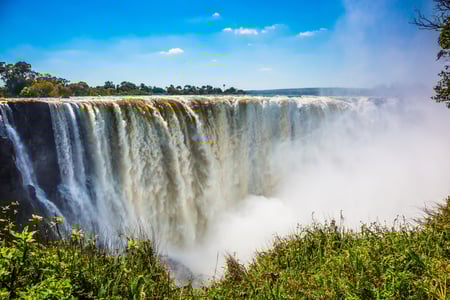 Victoria Falls i Zimbabwe