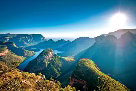 Unikke udsigter ved Blyde River Canyon
