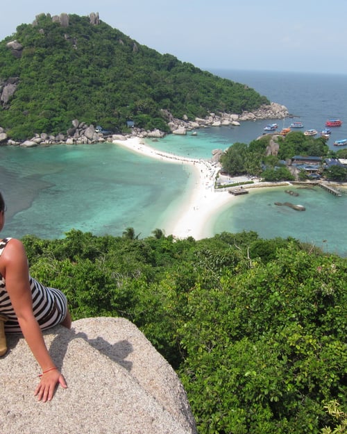 Traveller in Koh-Tao, Thailand
