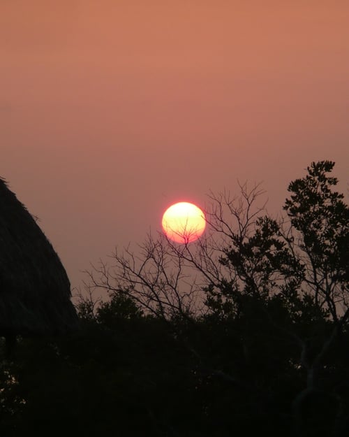 Sunset in Mozambique
