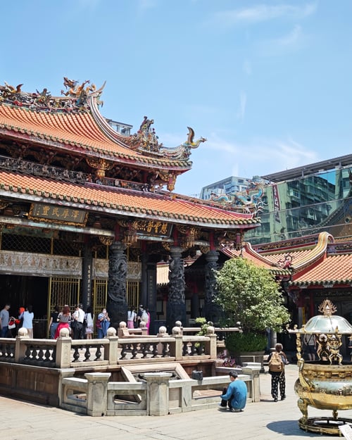 Temple in central Taipei