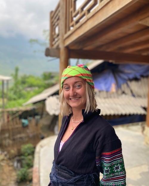 Vandra i Sapa, Vietnam.
