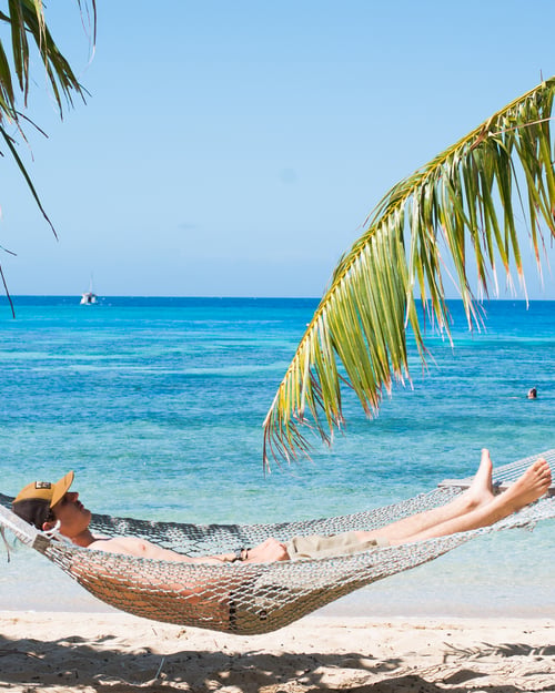 Relaxing in Fiji