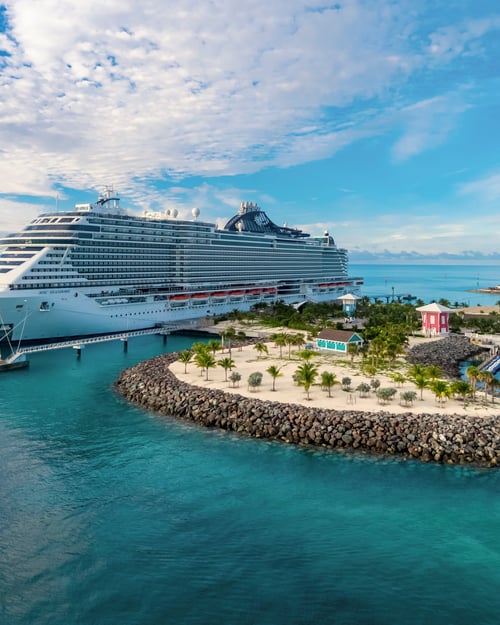 MSC Seashore i Ocean Cay