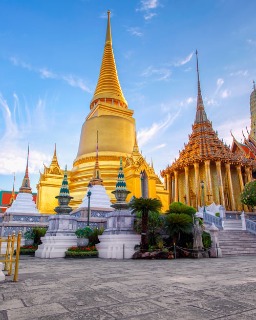 Wat Phra Kaew Ancient Temple i Bangkok