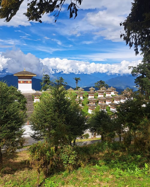 view over bhutan