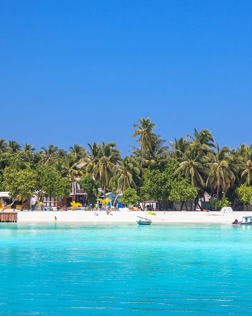 Beach in the Maldives