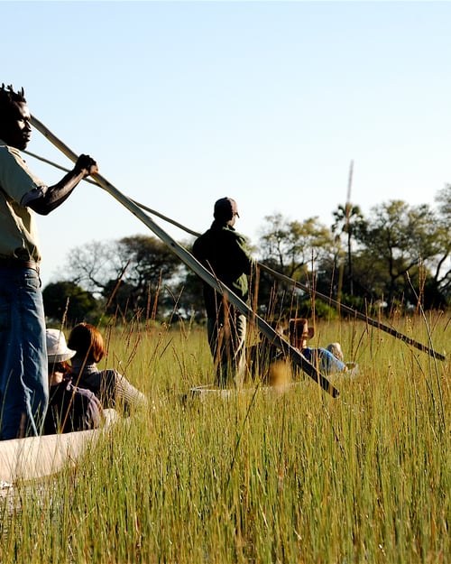 Experince the Okavango Delta in Botswana. 