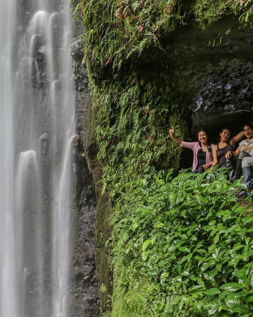 Vandfald i Ecuador