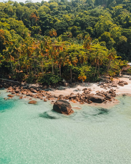 Strandferie på Ilha Grande i Brasilien