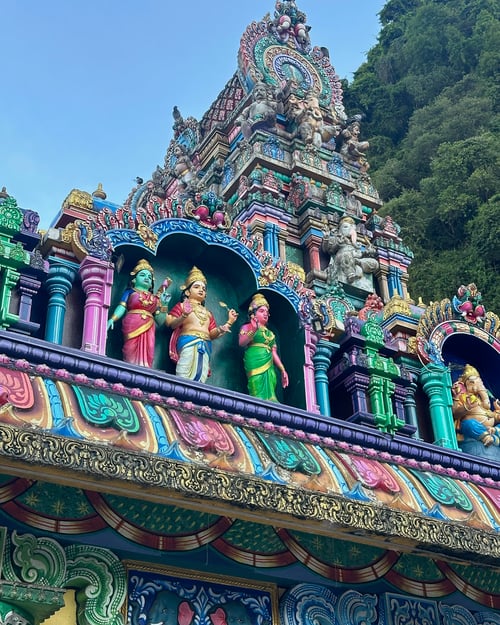 Tradisjonelt tempel i Malaysia