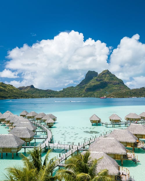 Bora Bora med sin krystallklare lagune