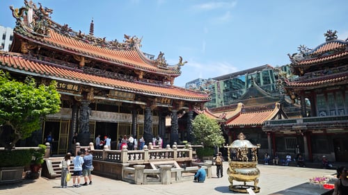 Temple in central Taipei