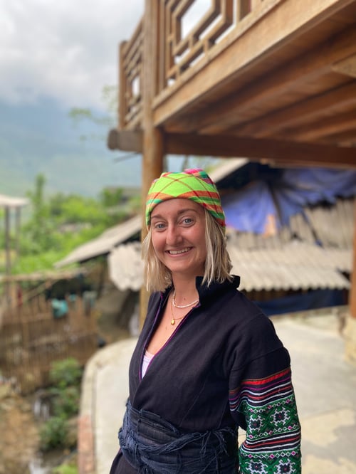 Vandra i Sapa, Vietnam.