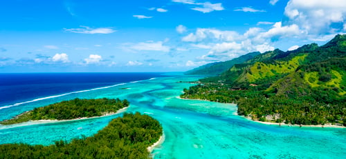 Moorea i Fransk Polynesien