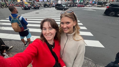 Meet new friends in Japan.