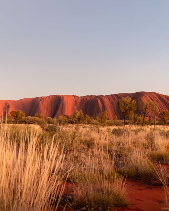 Uluru i den australske ødemark