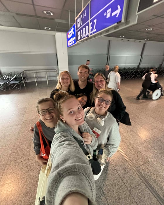 Travel with new friends.