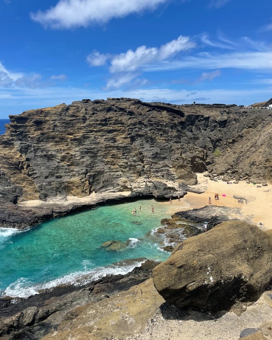 Hidden beach
