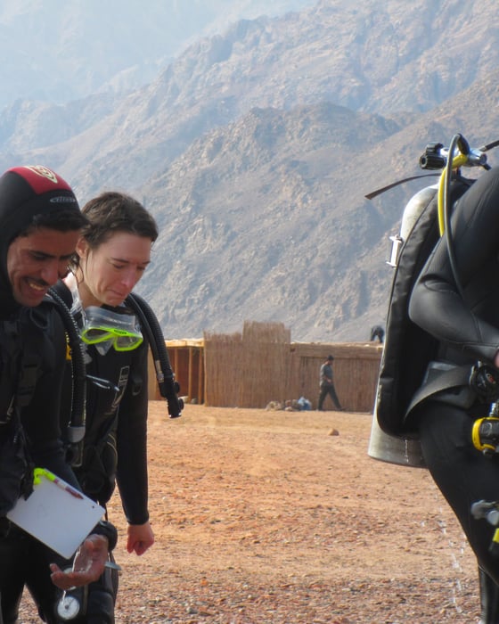 Go to Egypt to get your diving certificate. 
