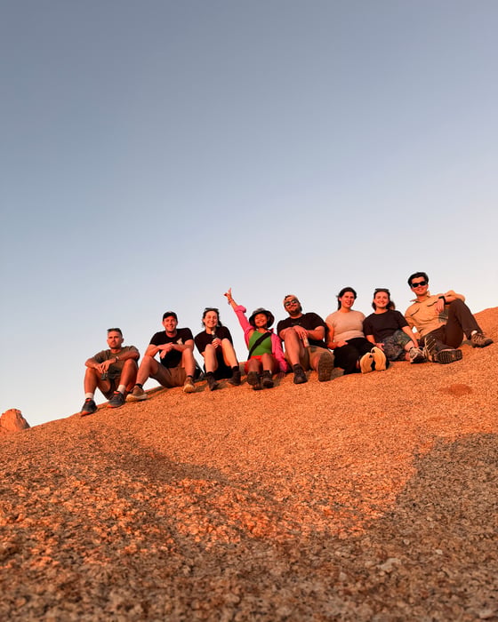 Zonsondergang bij Spitzkoppe