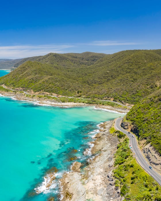 Great Ocean Road i det sydlige Australien