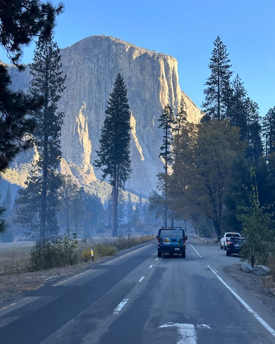 Road trip to Yosemite National Park